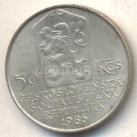 Csehszlovákia 1986. 50K Ag "Pozsony" T:2
Czechoslovakia 1986. 50 Korun Ag "Bratislava...