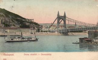 Budapest Erzsébet híd és Rudas fürdő