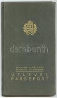 1938 Keményfedeles útlevél / passport
