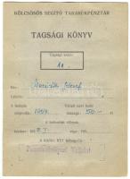 1959 KST tagsági igazovány tagsági bélyegekkel
