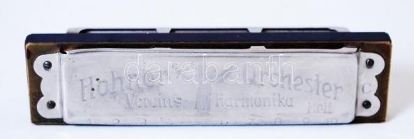 M. Hohner Orchester Vereins Harmonika Moll-C szájharmonika, működik, doboz nélkül, h:10 cm Harmonica without mouthpiece