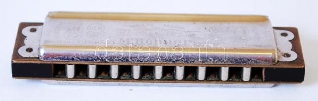 M. Hohner Orchester Vereins Harmonika Moll-C szájharmonika, működik, doboz nélkül, h:10 cm
Harmonica...