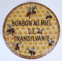 cca 1880 Kugler Henrik: Mézes erdélyi bonbon festett fémdoboz / cca 1880 Transylvanian bonbon painte...