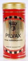 cca 1970 Pilvax szivar fémdoboz tartalommal / Pilax cigar metal box with some content 6x15 cm