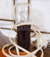 Vikin hajós lámpa, jelzett Elektro Fisher Wien, működik, 35×30 cm