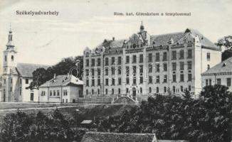 Székelyudvarhely Catholic grammar school and church (EB)