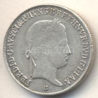 Ausztria/magyar verdejel 1847B 20Kr Ag "V. Ferdinánd" T:2,2-