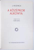 Johan Huizinga: A középkor alkonya. Ford. Szerb Antal. (Az Európai Kultúra Története) Bp., é.n., Athenaeum. Kiadói aranyozott egészvászon kötésben, jó állapotú