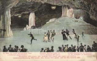 Dobsina ice cave, ice skating in summer (gluemark) (EB)