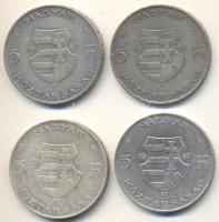 1947. 5Ft Ag "Kossuth" (4x) T:3