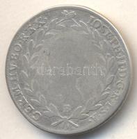 Ausztria/magyar verdejel 1787B 20Kr Ag "II. József" T:3