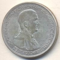 1930. 5P Ag "Horthy-jobbra" T:3