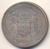 1930. 5P Ag "Horthy-jobbra" T:3