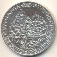 Peternák Gusztáv (1928-) 1988. &quot;MÉE Budapest / Hungarie Strigonium Metropolis&quot; Ag(0.800)/25,3g emlékérem (42,5mm) T:BU