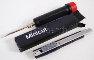 Csavarhúzó több mérettel és egy tapétavágó