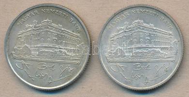 1993. 200Ft Ag "MNB" (2x) T:2,2-