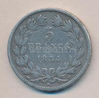 Franciaország 1834T. 5Fr Ag "Lajos Fülöp" Nanates T:3
France 1834. 5 Francs Ag "Louis...