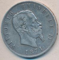 Olaszország 1871M BN 5L Ag "II. Viktor Emánuel" T:2-,3
Italy 1871M BN 5 Lire Ag "Vitt...