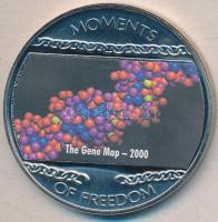 Libéria 2004. 10$ "Szabadság pillanatai-A gén-térkép 2000." multicolor T:PP
Liberia 2004. ...