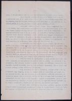 1947 Veress Péter a Nemzeti Parasztpárt elnökének agitáló levele a párt tagjaihoz a választások előt...