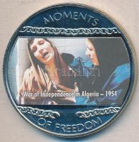 Libéria 2004. 10$ "Szabadság pillanatai-Az algériai függetlenségi felkelés 1954." multicol...