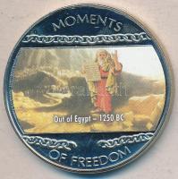 Libéria 2004. 10$ "Szabadság pillanatai-Mózes kivezeti népét Egyiptomból i.e. 1250." multi...