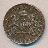 ~1940. "Budapest Székesfővárosi Közlekedési Rt. - Pálya Udvar -AÜ / B.SZ.K.R.T - 1 Pengőbárca&q...