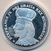 DN "Királyi koronák / 1909 5K - IV. István" Ag emlékérem (20g/0.999/38,61mm) T:PP Csak 200...