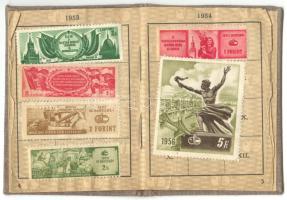 1952 Magyar Szovjet Társaság i9gazolvány tagsági bélyegekkel