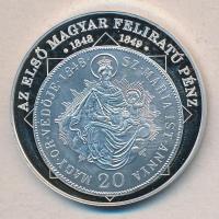 DN "A magyar nemzet pénzérméi - Az első magyar feliratú pénz 1848-1849." Ag (0,999) emléké...
