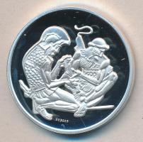 Kiss Nagy András (1930-1997) DN "Orvos sor/Fodor József" Ag emlékérem (12g/0.925/31mm) T:P...