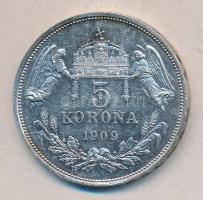 1909. 5K Ag "Ferenc József" T:2 ph