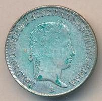 Ausztria/magyar verdejel 1848B 20Kr Ag "V. Ferdinánd" T:2,2-