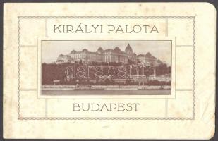 cca 1920 Királyi Palota Budapest. Magyar nyelvű ismertető fotókkal