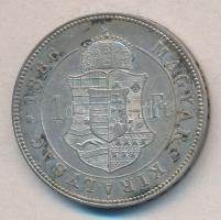 1886KB 1Ft Ag "Barokk címer" T:2