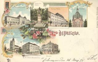 1898 Debrecen zsinagógával litho (EB)