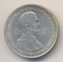 1930. 5P Ag "Horthy-jobbra" T:2