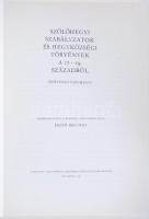 Szőlőhegyi szabályzatok és hegyközségi törvények a 17-19. századból. Összeáll. Égető Magdolna. Bp., ...