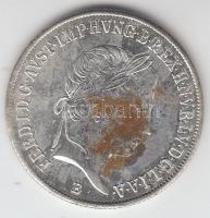 Ausztria/magyar verdejel 1848B 20Kr Ag "V. Ferdinánd" T:1- folt