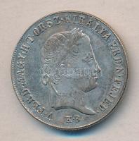 1848KB 20Kr Ag "V. Ferdinánd / Madonna" T:2