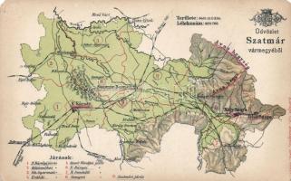 Szatmár county map (EM)