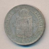 1879KB 1Ft Ag "Középcímer" T:2