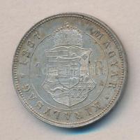 1887KB 1Ft Ag "Barokk címer" T:1-
