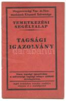 1938 Tagsági igazolvány, Temetkezési Segélyalap