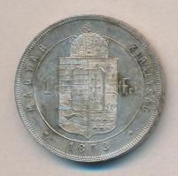 1873KB 1Ft Ag "Középcímer" T:1- ph