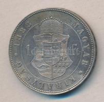 1888KB 1Ft Ag "Barokk címer" T:1- apró ph