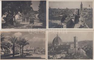 39 db régi olasz városképes lap / 39 Italian postcards