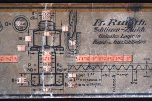 11 db műszaki tolótáblázat