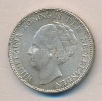 Hollandia 1940. 1G Ag "I. Wilhelmina" T:2-
Netherlands 1940. 1 Gulden Ag "Wilhelmina ...