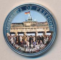 Libéria 2001. 10$ "Szabadság pillanatai-A berlini fal lerombolása 1989." multicolor T:PP Liberia 2001. 10 Dollars "Moments of Freedom-Fall of the berlin wall 1989." multicolor C:PP